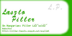 laszlo piller business card
